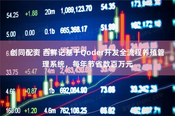 创同配资 西鲜记基于Qoder开发全流程养殖管理系统，每年节省数百万元